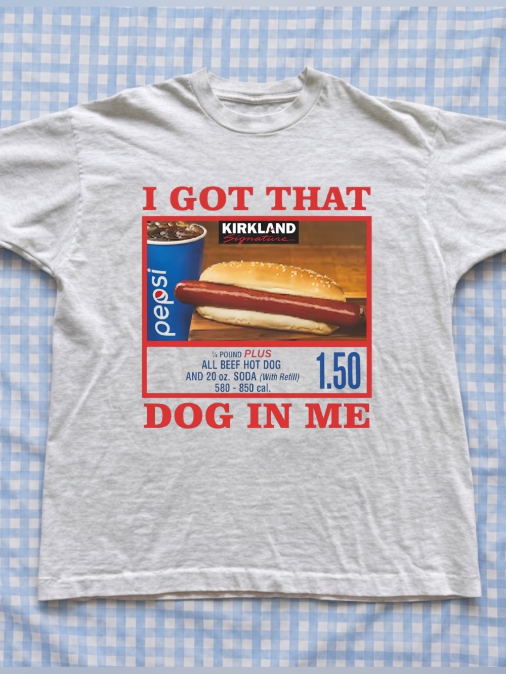 Vintage White Hot Dog Graphic T-Shirt, Retro Hot Dog And Soda Tee For Unisex